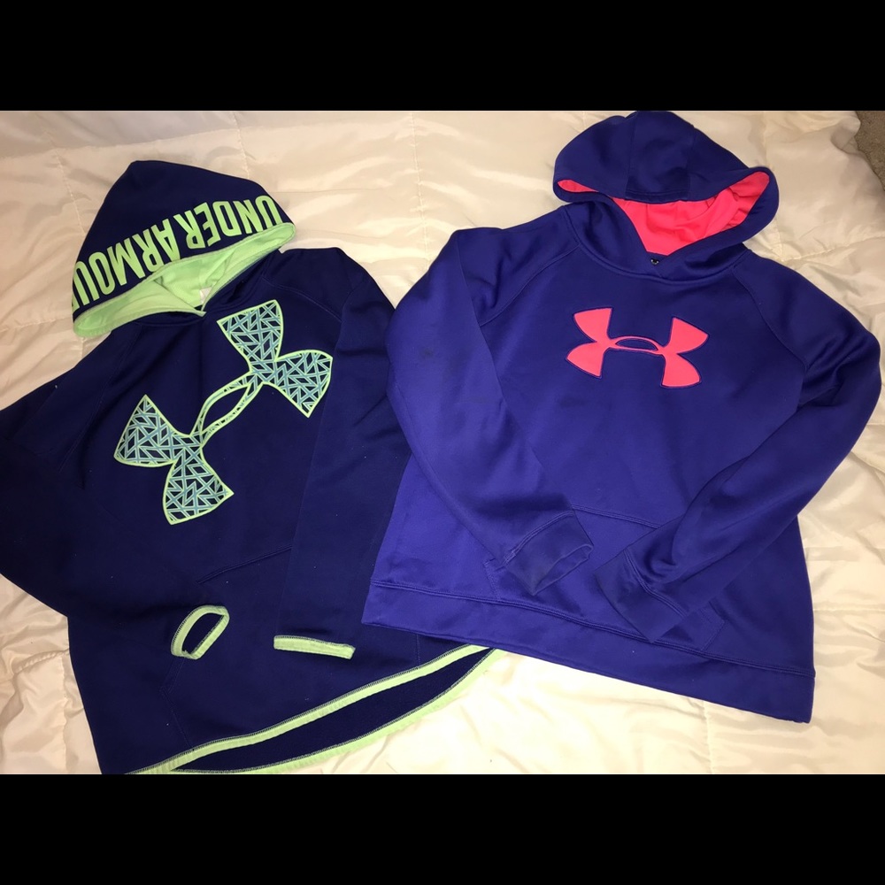Two Under Armour hoodies
